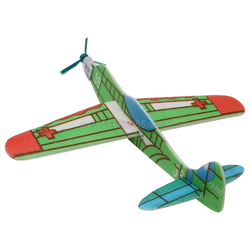 4 шт. Дети DIY мини пена ручной Flying самолеты планер развивающие игрушки модель # HC6U