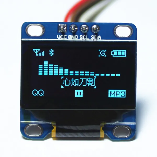 0,96 дюймов, модуль IEC IIC/SPI Oled, белый/синий/желто-синий OLED дисплей 12864/3,3 V-5 V Для Arduino 51 MSP420 STIM32 SCR