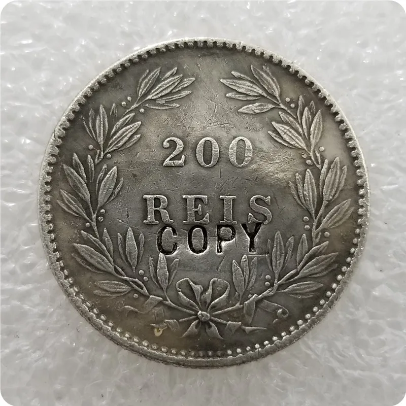 1866-1879 Португалия 200 Reis КОПИЯ монет памятные монеты-копии монет медаль коллекционные монеты
