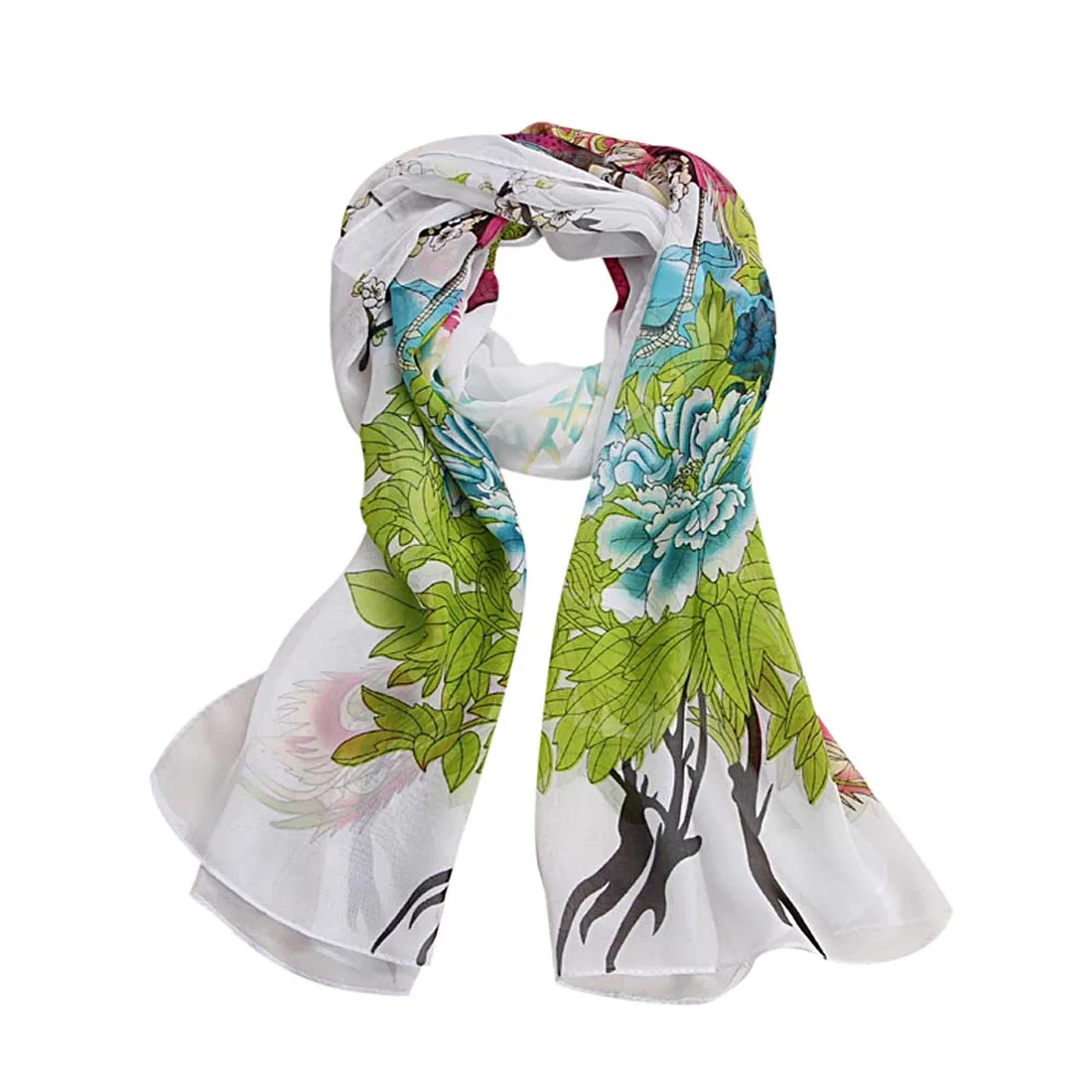 Шифоновая мягкая для шеи шарф шаль Женские палантины обертывания|neck scarf|scarf shawlshawl