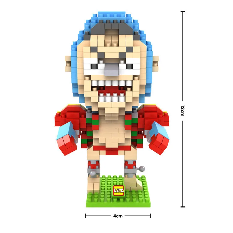 LOZ Одна деталь Конструкторы мини мультфильм DIY здания Игрушечные лошадки Луффи Nano