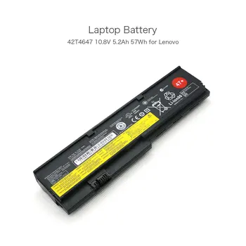 

Genuine 10.8V 5.2Ah 57Wh 47+ 42T4647 42T4537 External Laptop Battery Charger for Lenovo Thinkpad X200 X200s Series 6 Cells