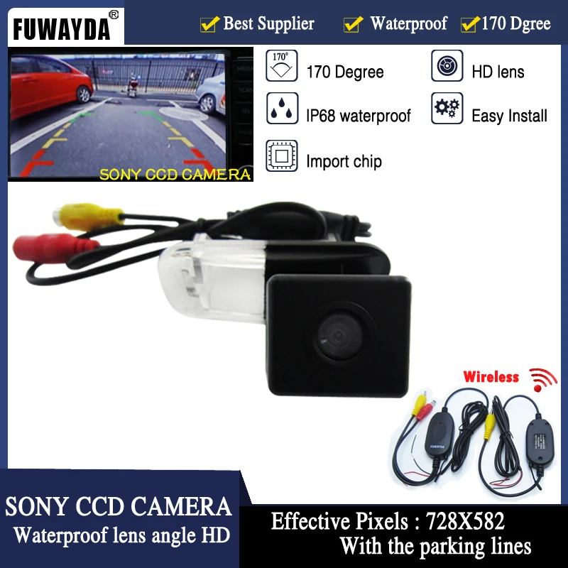 Беспроводная Автомобильная камера заднего вида FUWAYDA SONY Chip CCD для Mercedes-Benz B200 A-class W169
