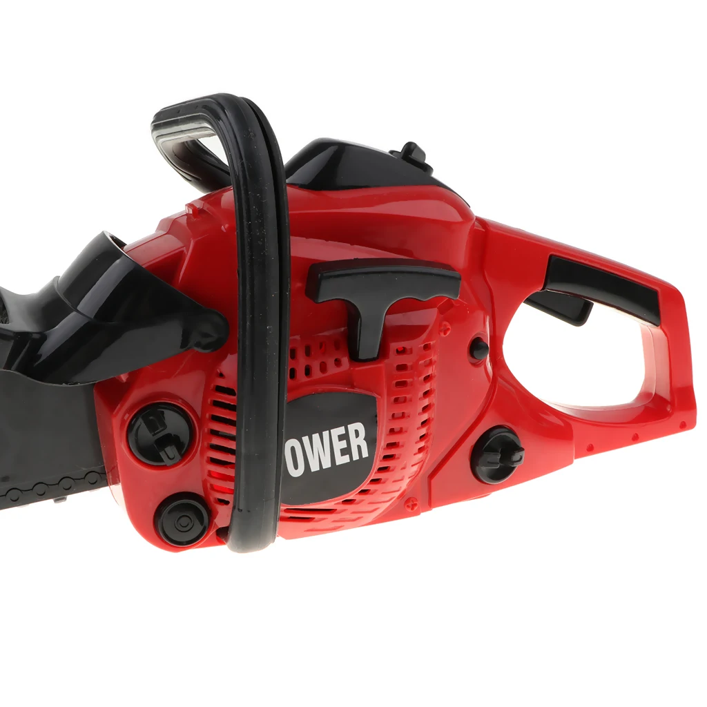 

Kids Power Construction Tool Electric Chainsaw Toy with Real Engine Sound