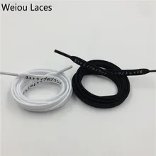 30 пар/лот) Шнурки Weiou плоские шнурки обуви для ботинок Печать Японский Катакана письмо на конце шнурков ботинок дизайнер