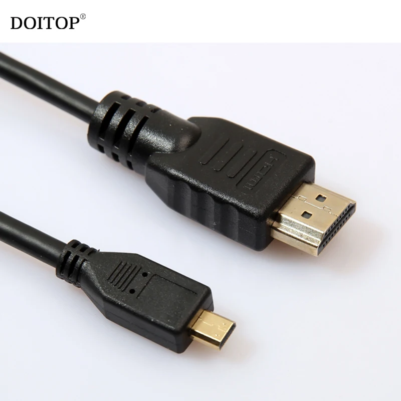 DOITOP HD 1080P Ultra High Speed font b Mini b font HDMI Male to HDMI Male