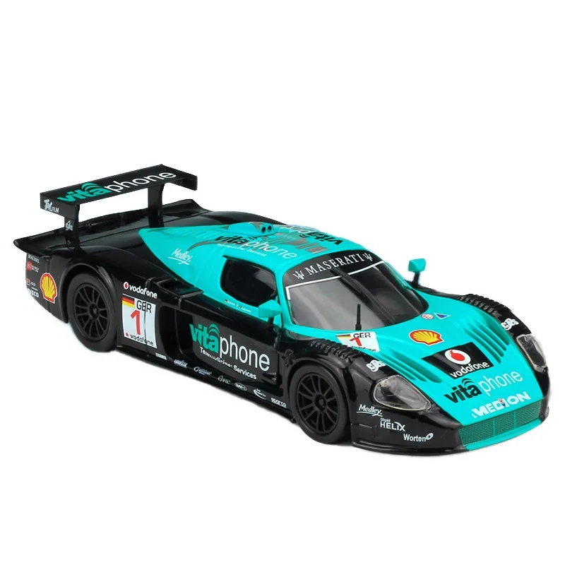 

Bburago 1:24 Maserati M12 green #1 Race Diecast Model Car