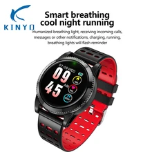 Smart Браслет Смарт-дыхательный Прохладный ночной Бег кровяного давления мониторинга кислорода цветной экран Смарт