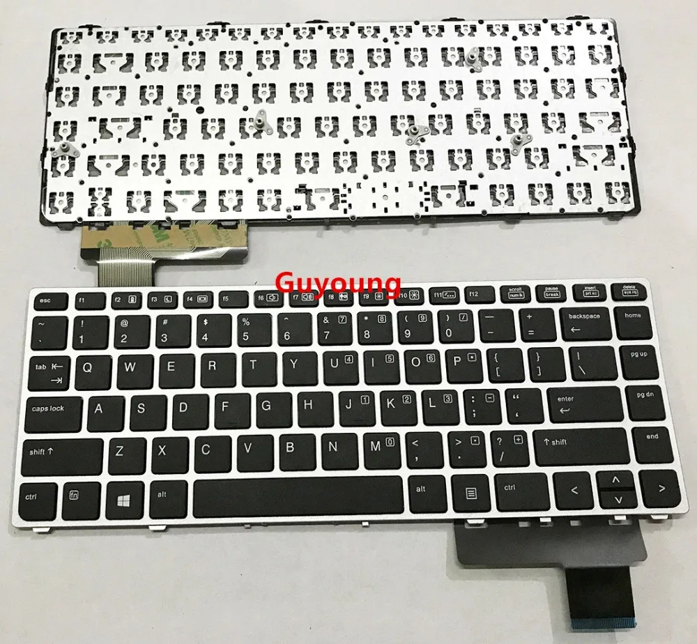 Английская клавиатура для ноутбука HP EliteBook Folio 9470M 9470 9480 9480M 702843 001 сменная