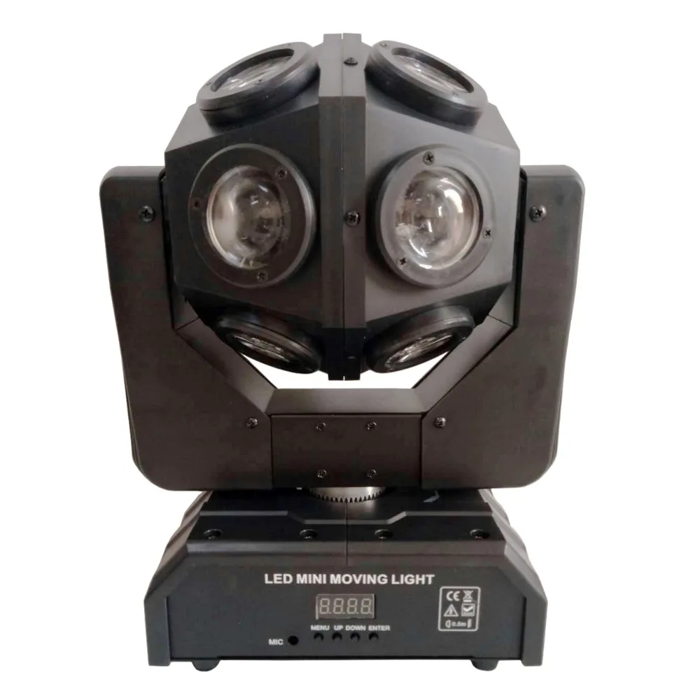 

2018 newest mini LED stage light 1pc&4pcs a lot 12x10w RGBW 4in1 Head Moving head beam dj party club disco pub