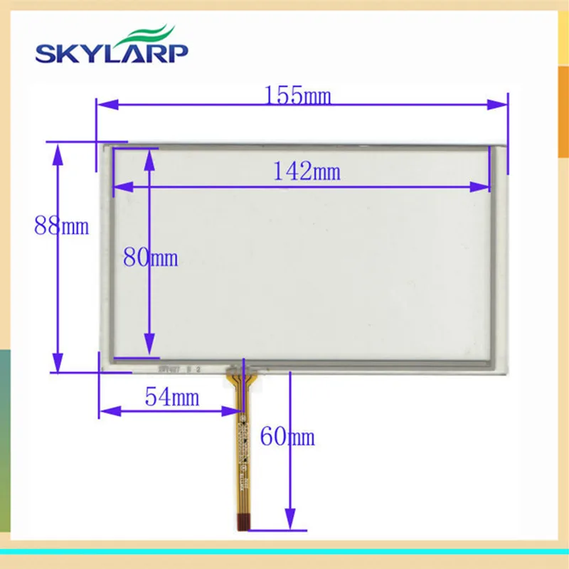 Skylarpu 6,2 дюймов сенсорный экран 155 мм* 88 мм для TM062RDH03 PW062XS8 дигитайзер панель стекло