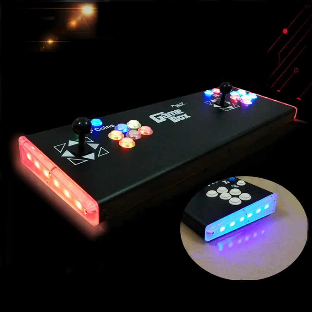 Newest Family double joystick game con arcade stick console KOF Street Fighter multi games 960 in 1 HD VGA output for 2 players