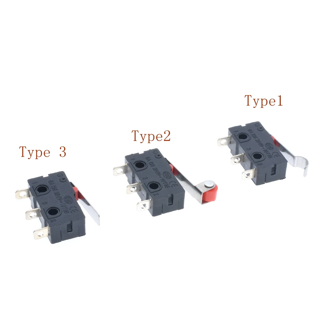 Концевой микро выключатель KW12 100 шт./лот 3 Pin N/O N/C All 5A 250VAC|Выключатели| |