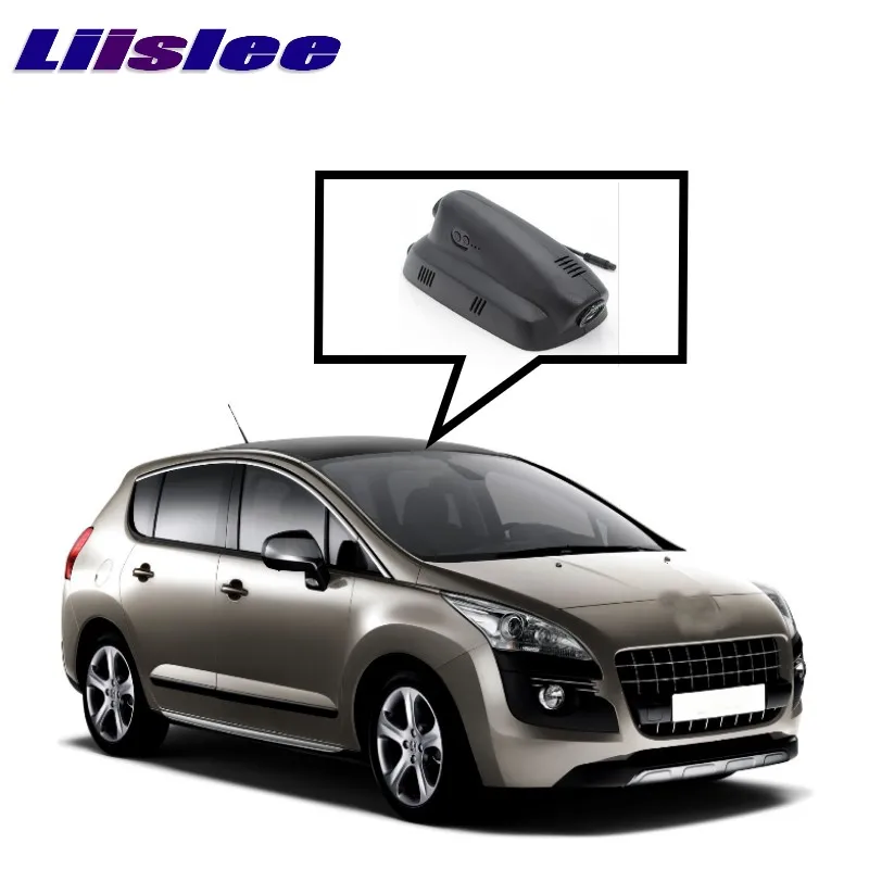 LiisLee автомобильный дорожный рекорд WiFi DVR Dash камера вождения видео рекордер для peugeot 3008