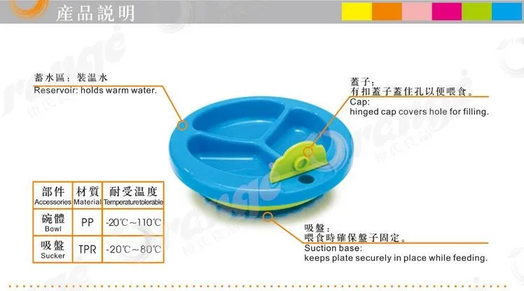 Стиль Детские Твердые кормящие принадлежности Нескользящие Обучающие блюда пищевая тренировочная миска с водой на присоске