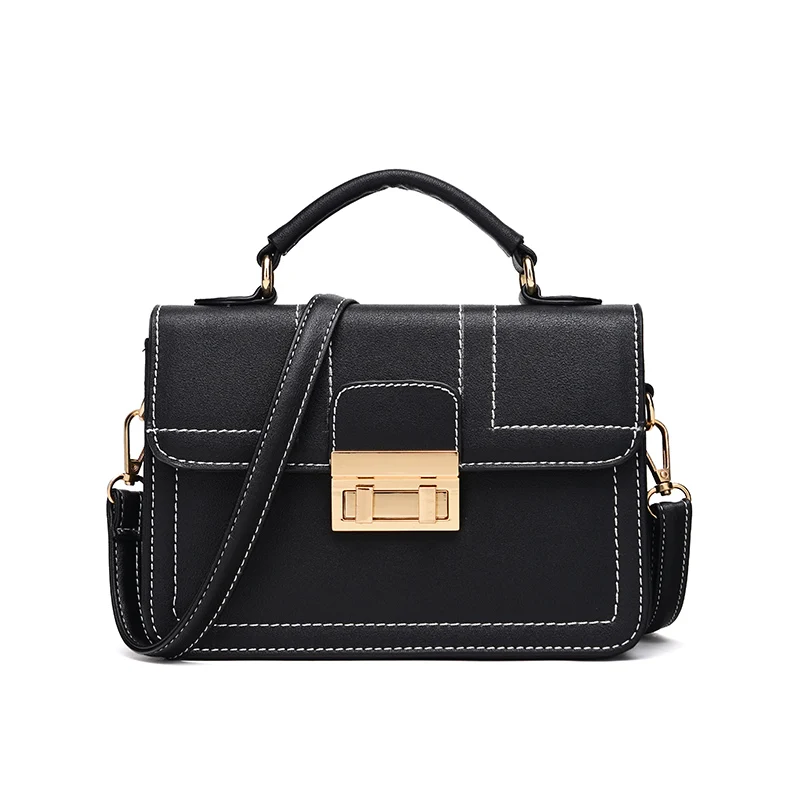 

Free shipping 2019 new trend women handbags fashion simple flap retro Korean version shoulder bag red woman messenger bag