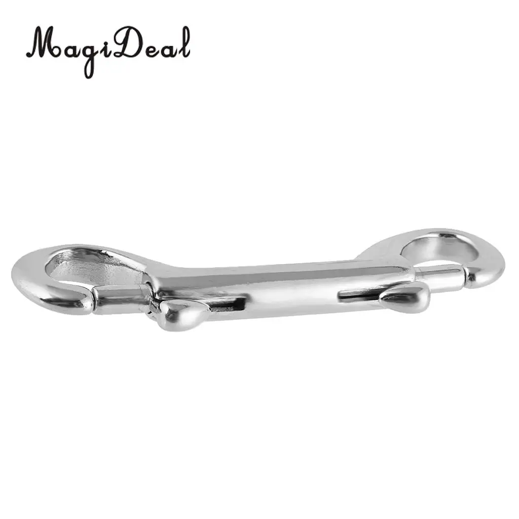 Multi-Functional Pro Scuba Boat Marine Grade Clip Stainless Steel Double Ended Bolt Snap 65-115mm Climbing Accessories