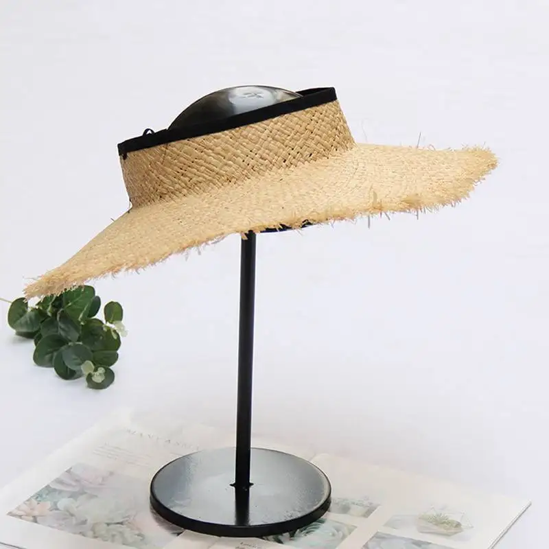 WZCX 2019 أزياء جديد الكورية النسخة بلون القوس قبعة للشاطئ عارضة المد طوي الصيف المرأة قبعة القش قبعة WZCX 2019 أزياء جديد الكورية النسخة بلون القوس قبعة للشاطئ عارضة المد طوي الصيف المرأة قبعة القش قبعة