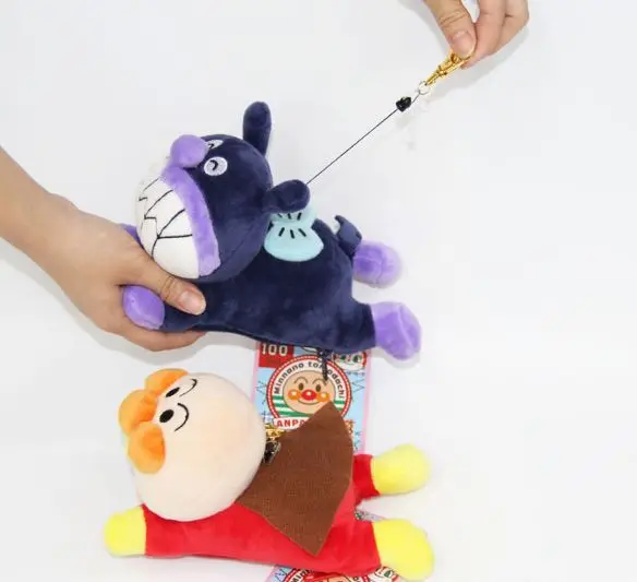 1 шт. милый Anpanman плюшевый Кошелек Хлеб Супермен держатель для карт сумка монет
