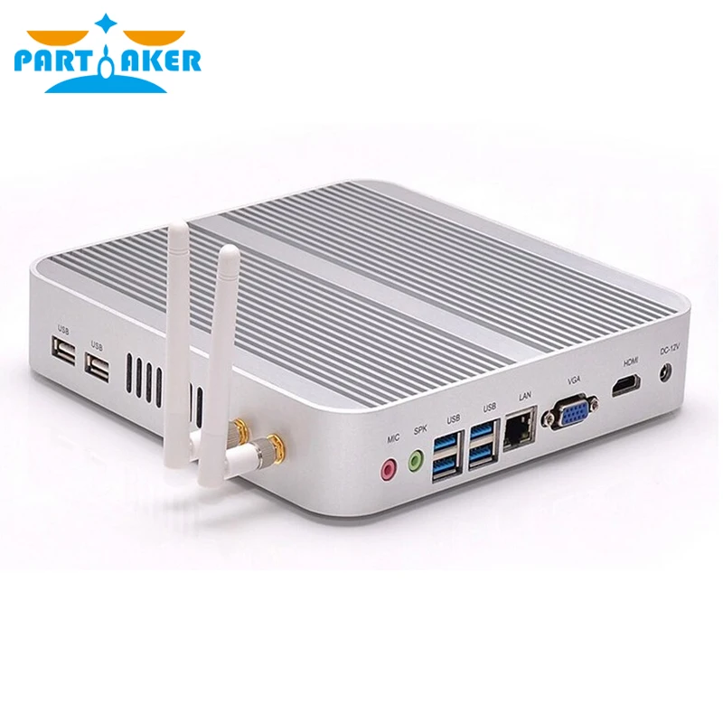 Мини ПК parмягкий без вентилятора i5 Intel Core 5250U Win 10 Wi Fi 300 Мбит/с HD Graphics 6000|mini pc i5|fanless mini