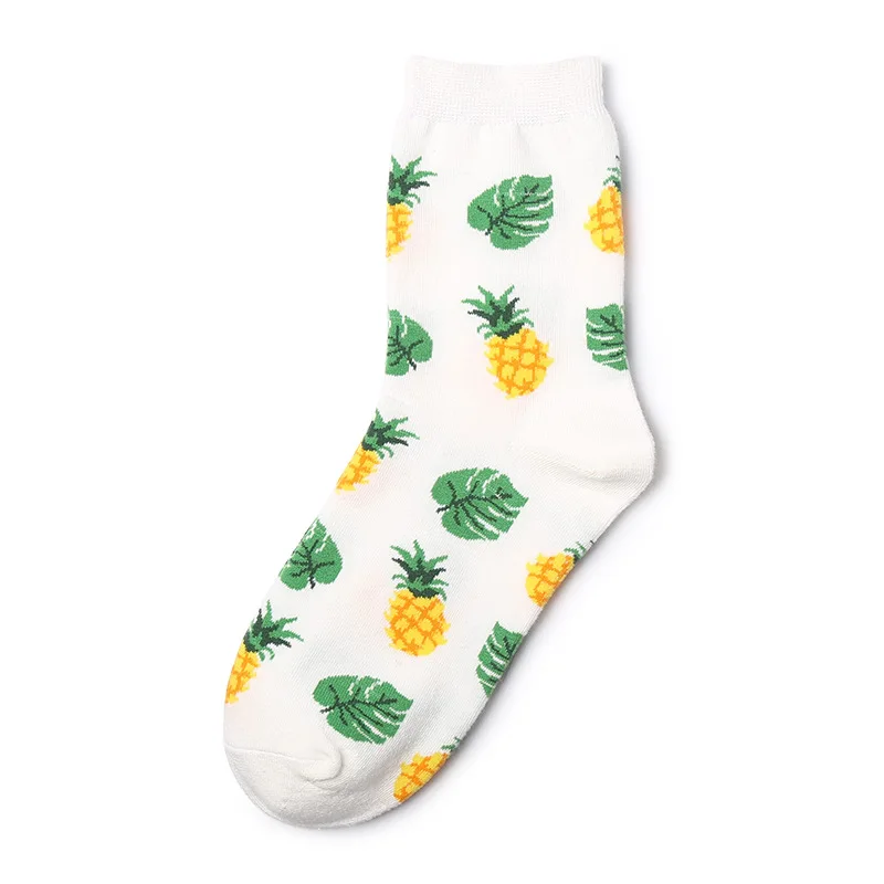 ARMKIN/женские хлопковые носки в Корейском стиле носки для фруктовых продуктов Вишневый персик, банан, яйцо, гамбургер, креативные авокадо, calcetines mujer - Цвет: SMT-54-18