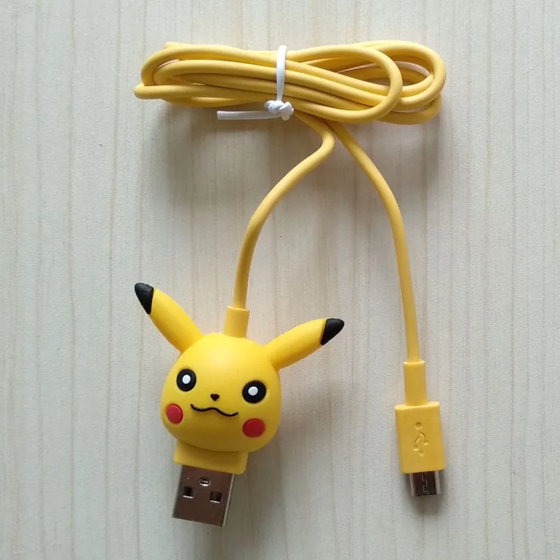 Pikachue المصغّر usb كابل مزامنة بيانات الهاتف المحمول الروبوت محول كابل الشاحن لسامسونج شاحن هاتف محمول يعمل بنظام تشغيل أندرويد كابل