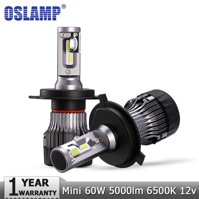 Oslamp H4 H7 H11 9005 9006 Автомобильный светодиодный головной светильник лампы Hi lo Beam 12v 24v