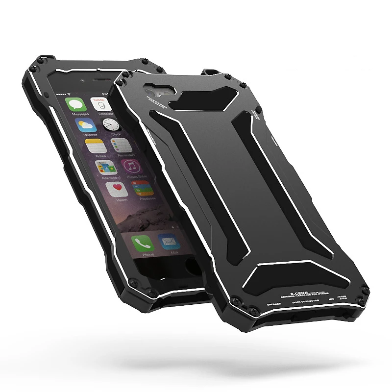 imágenes para Agua de lujo/Dirt/Prueba del Choque SE 5S Gorilla Glass de Metal Cubierta De Aluminio Del Caso Para el iphone 6 6 s además de A Prueba de agua A Prueba de Golpes Shell imágenes para Agua de lujo/Dirt/Prueba del Choque SE 5S Gorilla Glass de Metal Cubierta De Aluminio Del Caso Para el iphone 6 6 s además de A Prueba de agua A Prueba de Golpes Shell