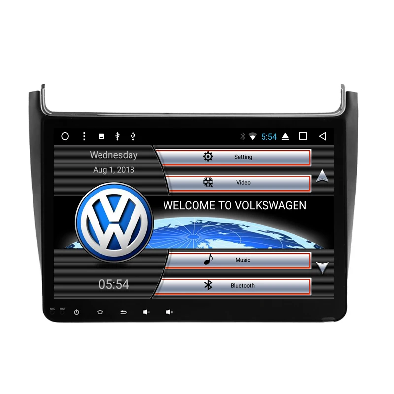 Автомобильный мультимедийный плеер Android 8 1 для VW Volkswagen POLO 6C 2016 2017 2018 с 3G 4G WIFI GPS