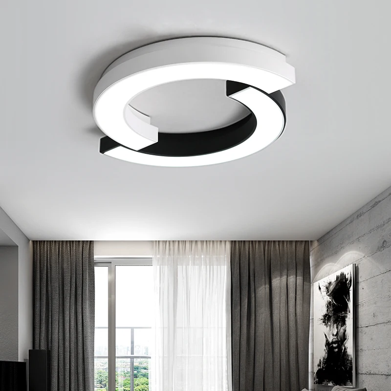 

Modern round Acrylic living room chandelier Fixtures LED Lustre bedroom restaurant Dimmable Chandeliers Lighting lamps Fixture