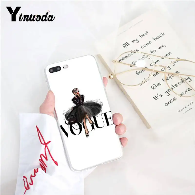 Yinuoda абсолютно больше проблем, чем Vogue DIY рисунок чехол для телефона для iPhone 8 7 6 6S Plus X XS MAX 5 5S SE XR 11 11pro 11promax - Цвет: A13