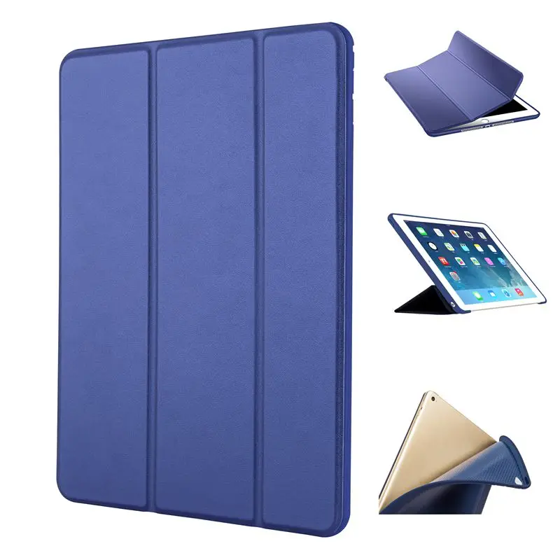 Для iPad Pro 9 7 чехол A1673 A1674 A1675 силиконовая Мягкая задняя крышка из искусственной
