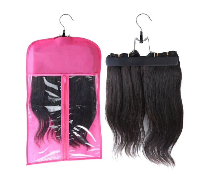 Jetdio 10 дюймов черная деревянная вешалка для наращивания волос для девственных волос