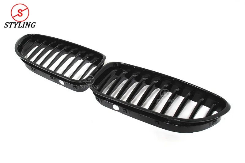 Решетка ABS для BMW F06 F12 F13 640i& M6 переднего бампера v-стиля гоночный автомобиль решетка черный глянец 2012 2013