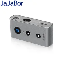 Автомобильный комплект jajabor с Bluetooth громкой связью Bluetooth 3,5 мм Aux аудио приемник адаптер беспроводной музыкальный приемник Bluetooth A2DP стерео