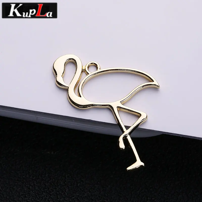 Charms Flamingo Charms Craft Supplies Jewellery Making charms and pendents