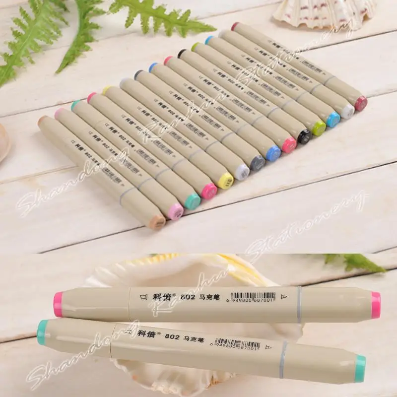

36/48/60/72 P Colors Industrial Design Marker Pen Comby802 commonly used Sketch marker copic markers