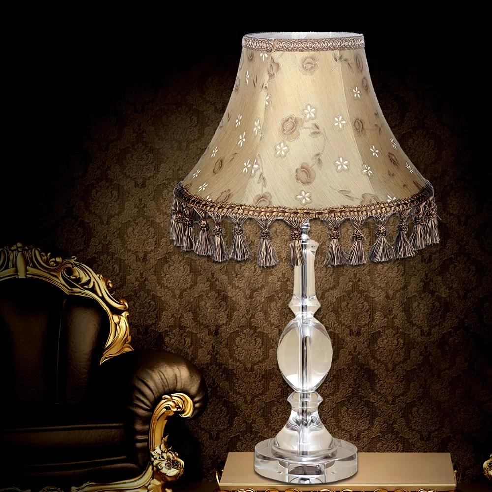 Modern Continental Creative luxurious European crystal lamp living room