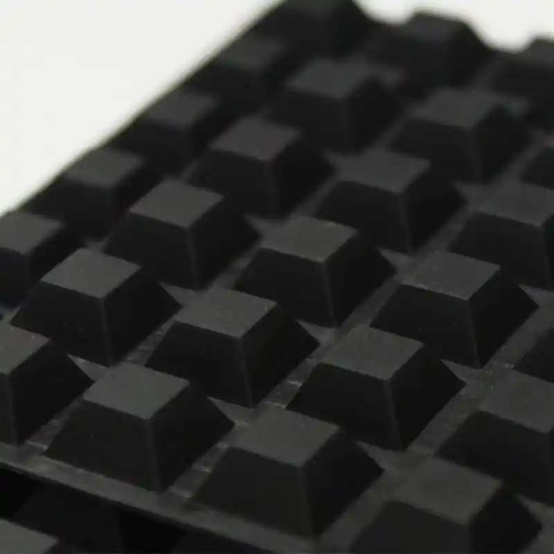 40Pcs Self-Adhesive Insulation Rubber Bumper Stop Non-Slip Feet Door Cabinet Drawers Buffer Pads for Home Funiture Color: Black