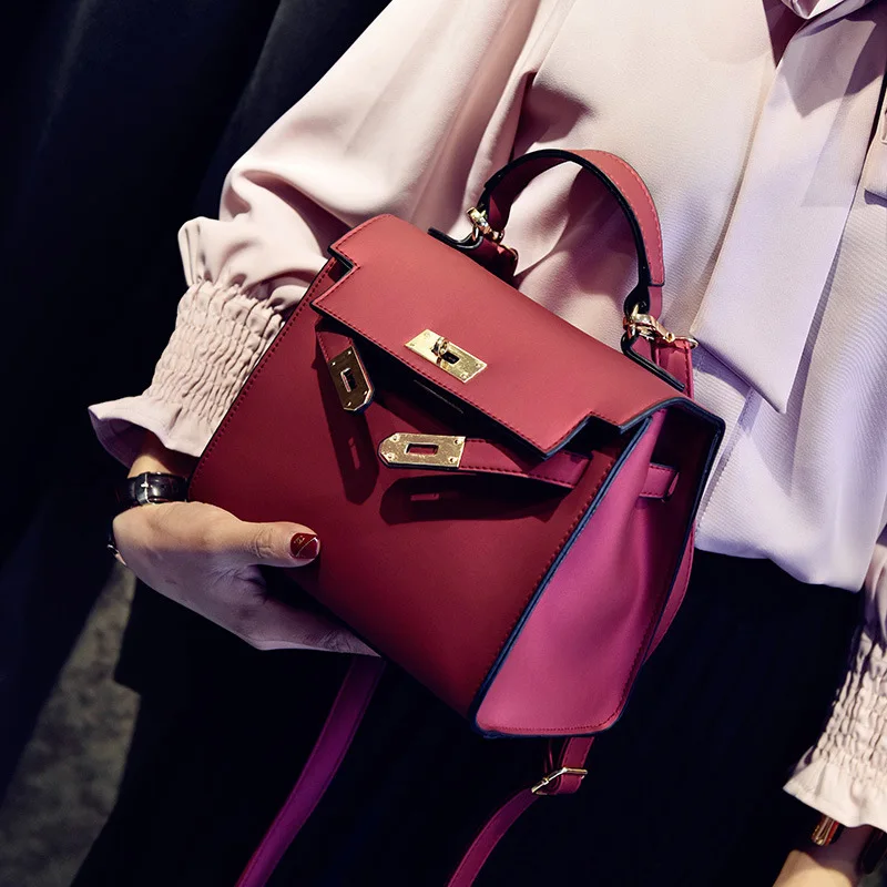

bag for women 2018 Women New female Solid Matte handbag shoulder bag Simple fashion trend bag