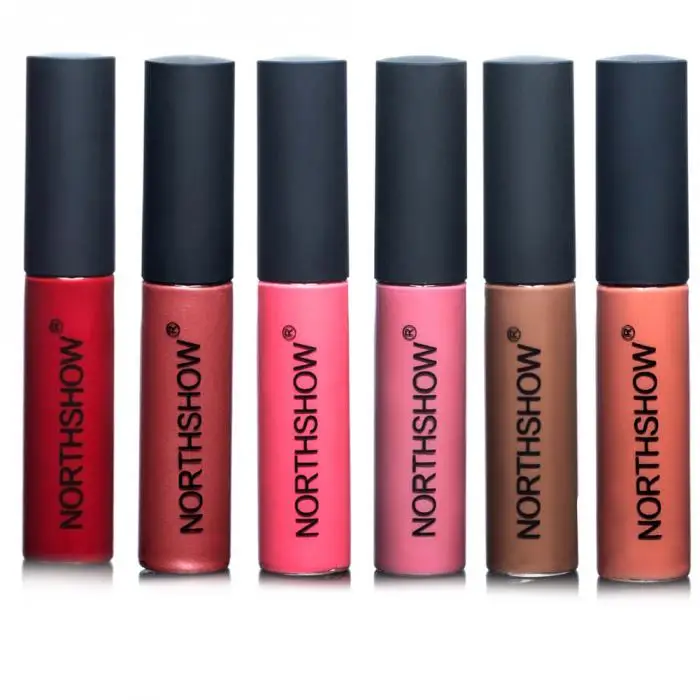 1 Pcs Matte Lipstick Waterproof Nude Velvet Liquid Lipstick Smooth High Pigmented Lip Glaze JIU55