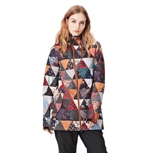 Новинка, зимняя куртка для сноуборда, женские длинные лыжные куртки, женские спортивные водонепроницаемые пальто с капюшоном, женский ветрозащитный Теплый костюм