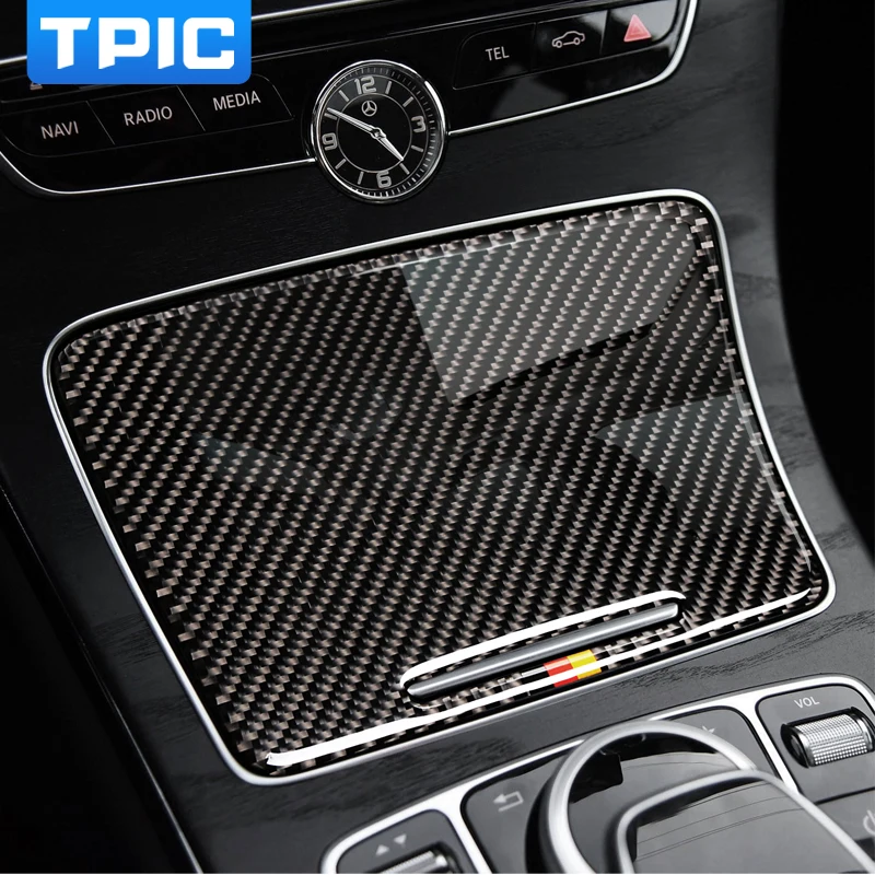 Наклейка на панель из углеродного волокна для Mercedes C Class W205 C180 C200 GLC|car sticker|sticker for