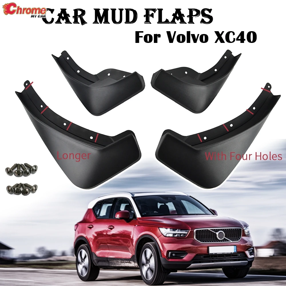

4 шт., передние и задние брызговики для Volvo XC40 2017 2018 2019