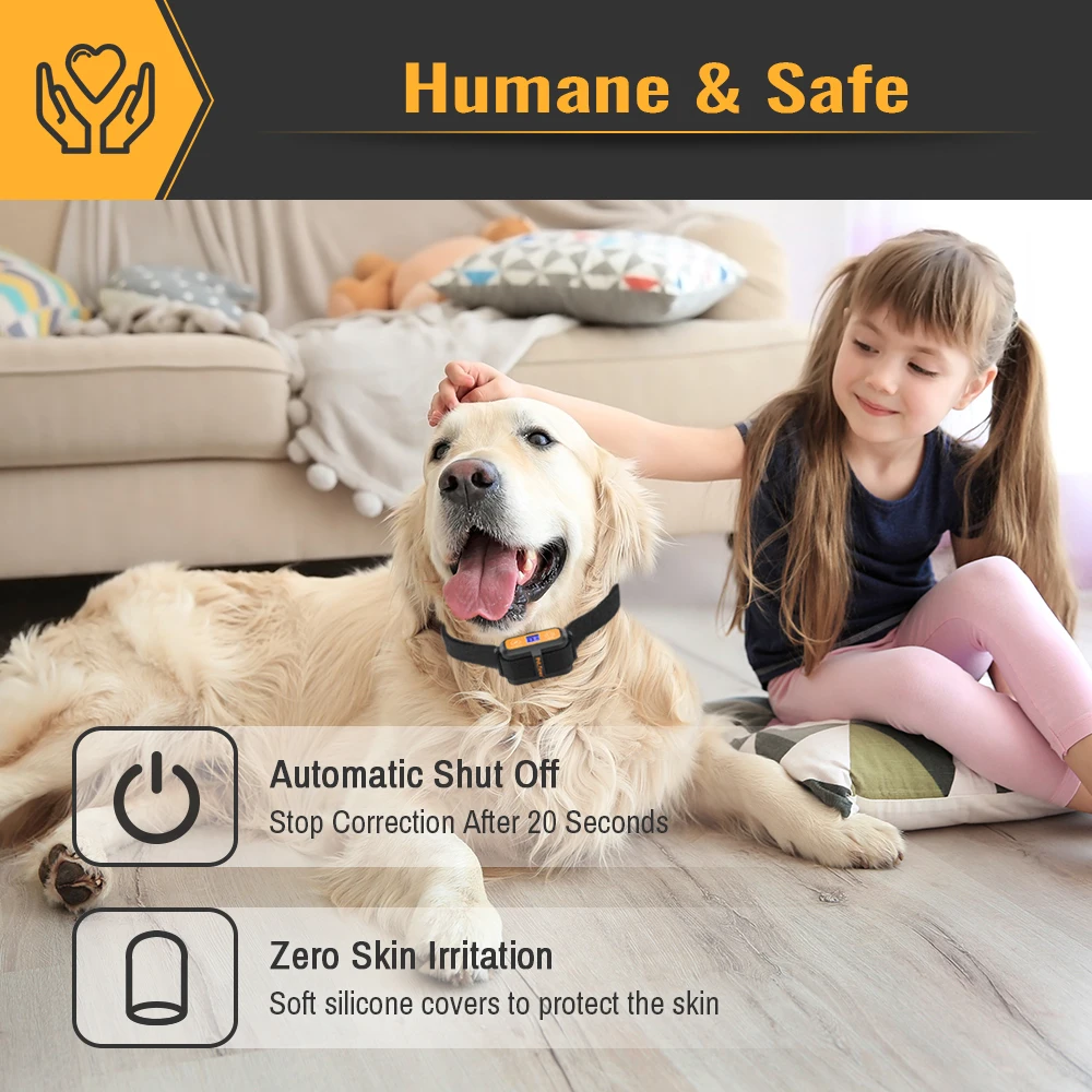 Petrainer PET856 водонепроницаемый ошейник для дрессировки собак с
