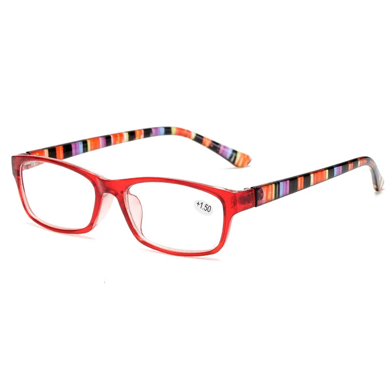 New reading glasses for men and women in 2019 with rectangular ultra-light frame mosaic pattern presbyopic glasses 1.0.1.5.2.0.2