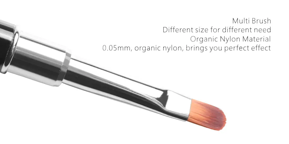 Gelike De Unas De Gel Pluma De Pincel Para Arte De Unas De Diamantes De Imitacion Con Gel De Unas Cepillo Punteado Escultura Camisa Plumas De Doble Cabeza Manicura Artistica Herramientas Nail Gel Brush Gel Nail Art