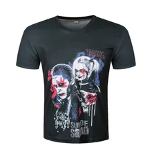 Suicide Squad T Shirt Harley Quinn Hip Hop Pop T-shirt Joker Cool Novelty Funny Style Men Women Printed Fashion
