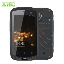 AGM A2 IP68 Waterproof Mobile Phone 4.0” Android 5.1 Cellphone MSM8909 Quad Core 2G RAM 16G ROM NFC OTG Dual SIM 4G Smartphone