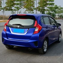 Trunk exterior promote chromium modified modification bright sequins car styling parts accessories 14 15 16 17 FOR Honda fit